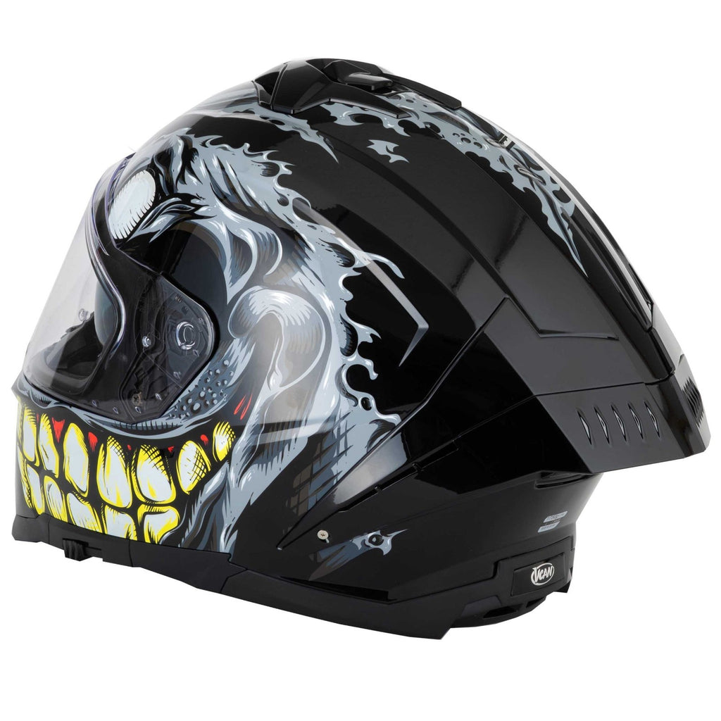 Vcan H162 Facestroke Grey ECE2206 ACU Gold Motorcycle Motorbike Full Face Helmet