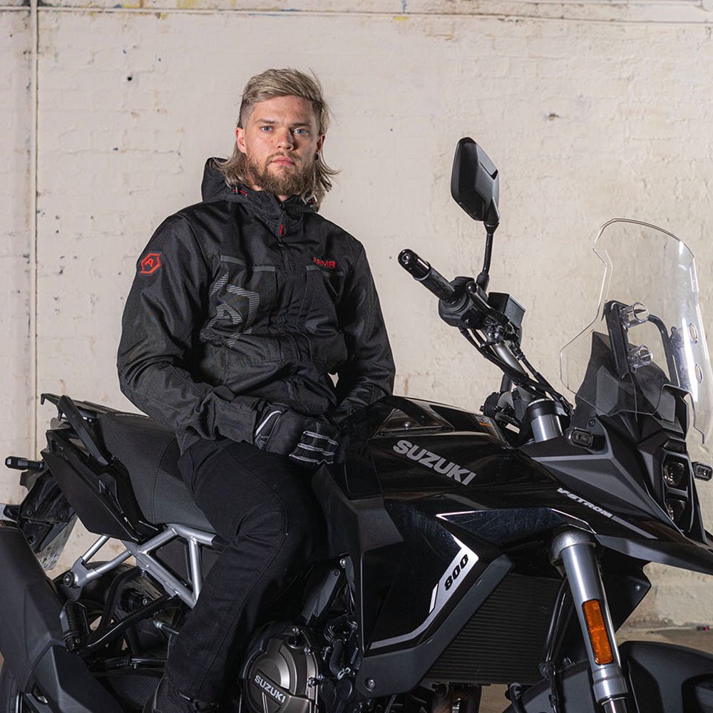 ARMR Suko 1.0 Waterproof Motorcycle Motorbike Jacket Black