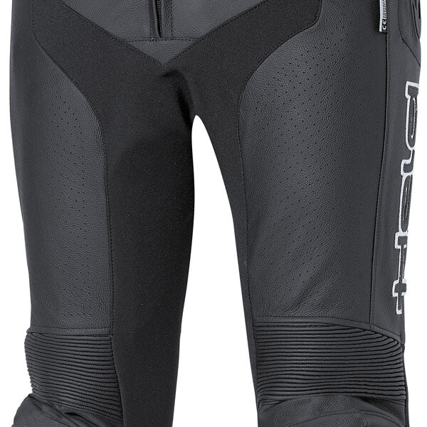 Held Grind Breathable Leather Motorcycle Motorbike Pants - Black - EU60