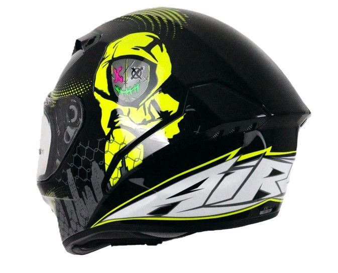 Airoh Connor ECE2206 Full Face Motorcycle Motorbike Helmet Black Gamer Gloss