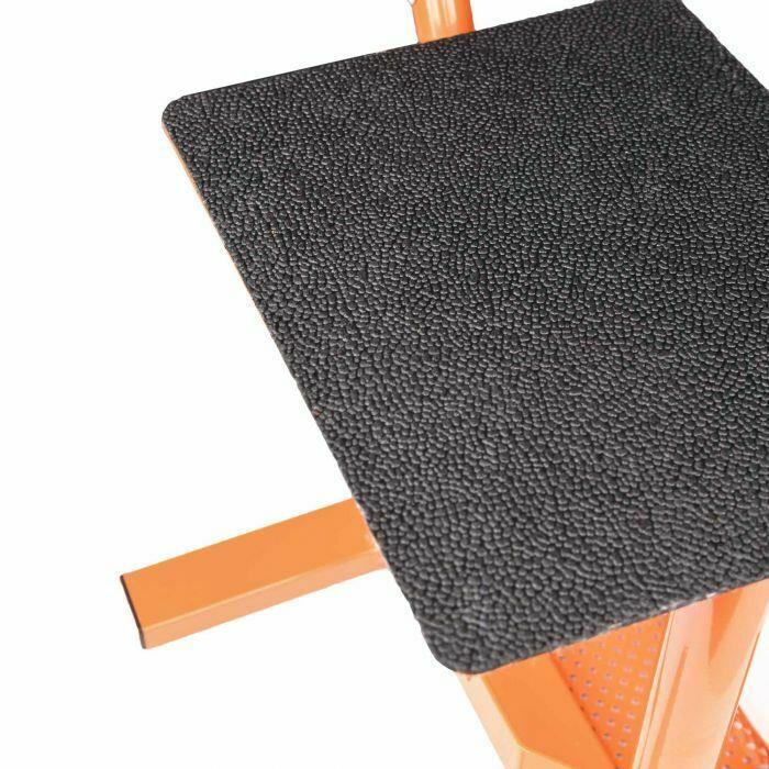 BikeTek MX Off Road Enduro Motorcycle Motorbike Lift Comp Stand - Orange