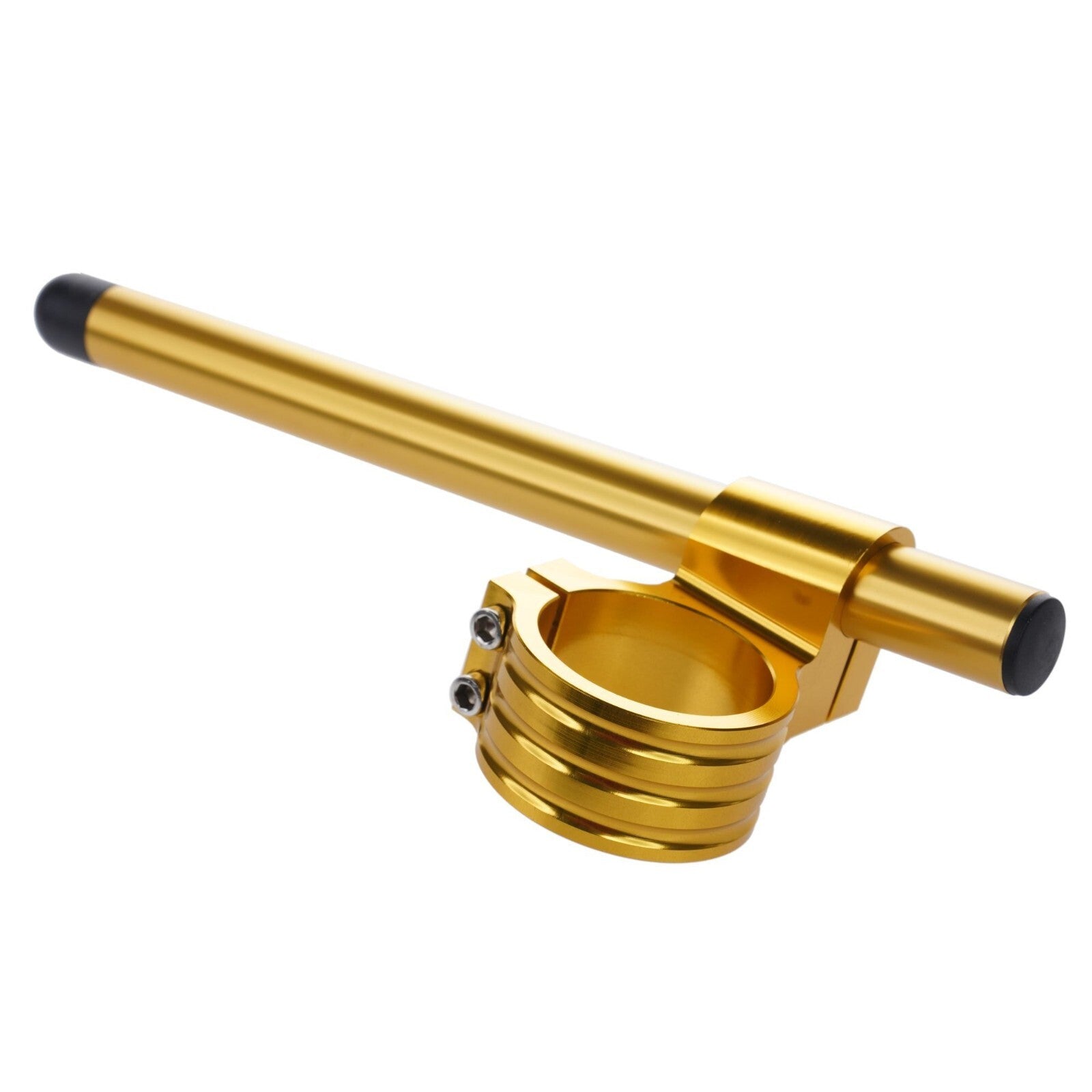 Bike It Motorcycle Motorbike 48mm High Gold Clip-On Bar Kit