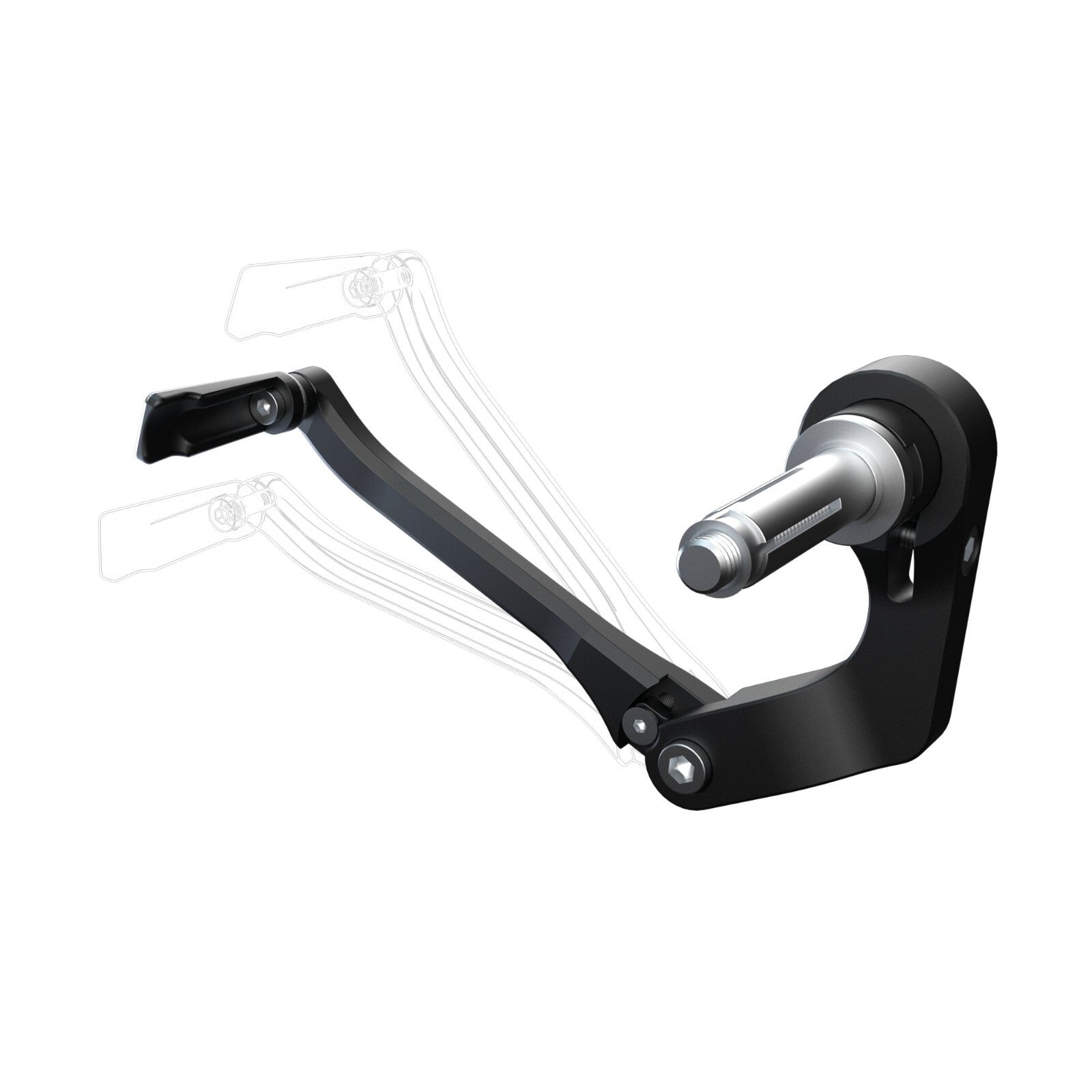 Oxford Lever Guard Pro Universal Racing Motorcycle Brake Lever Hand Guard Black