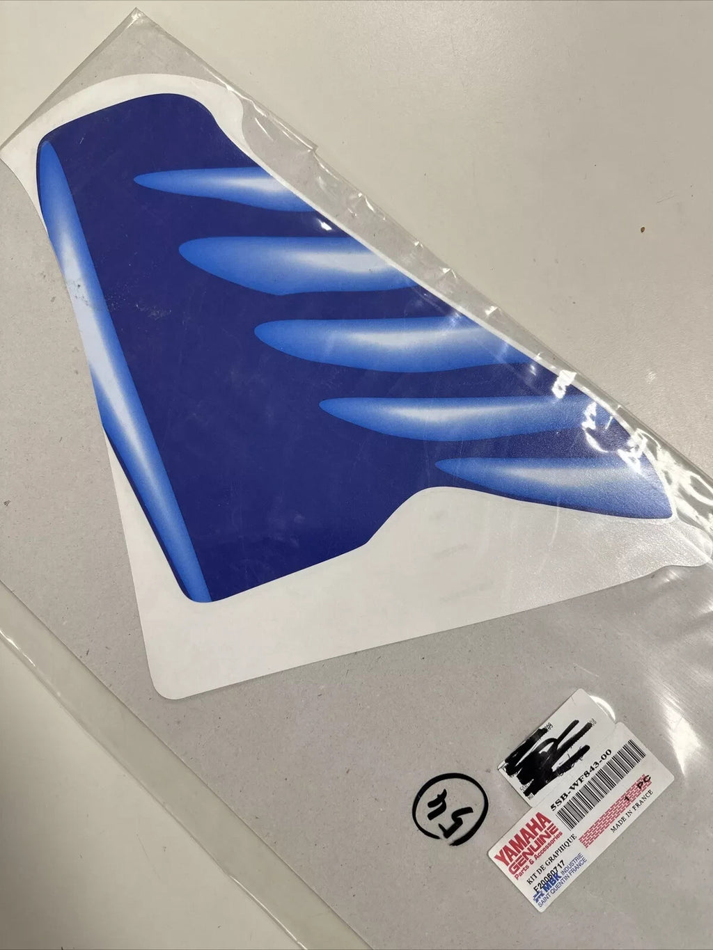 Genuine Yamaha Graphic Set YQ50L 2000-2004 Decal Sticker Set - 5SB-WF843-00 OEM