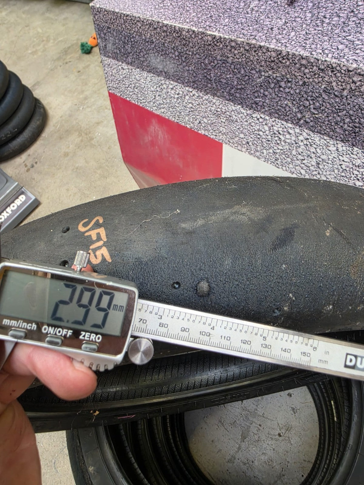 Pirelli Diablo Superbike SC1 125/70-17 Used BSB Scrub Motorcycle Tyre - SF15