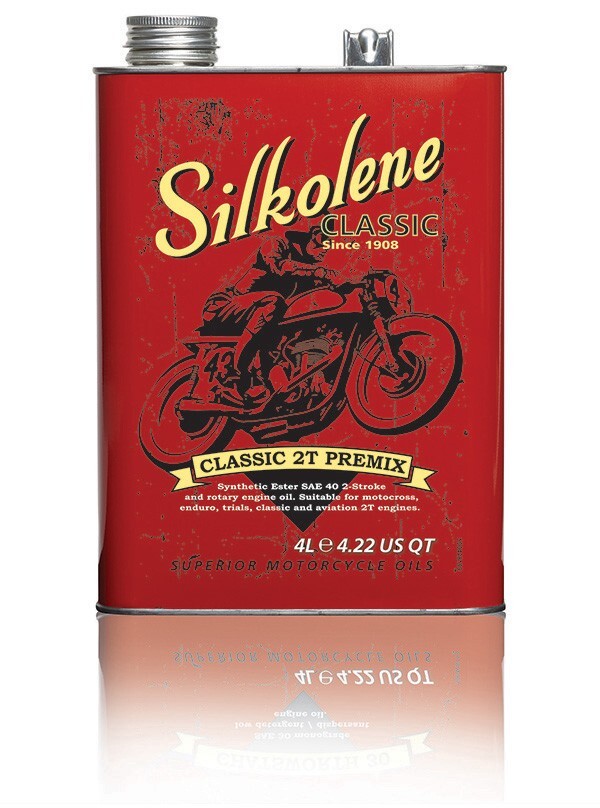 Silkolene Classic 2T Premix Synthetic Ester SAE 40 2-Stroke Motocross Engine Oil