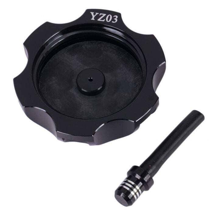Fuel Cap MX With Vent Valve Black - Fits Honda CRF Models - 59mm OD Thread