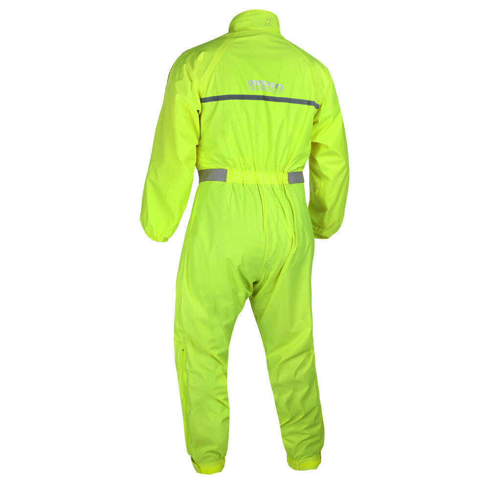 Oxford Rainseal Waterproof Motorcycle Motorbike Scooter Over Suit Fluo