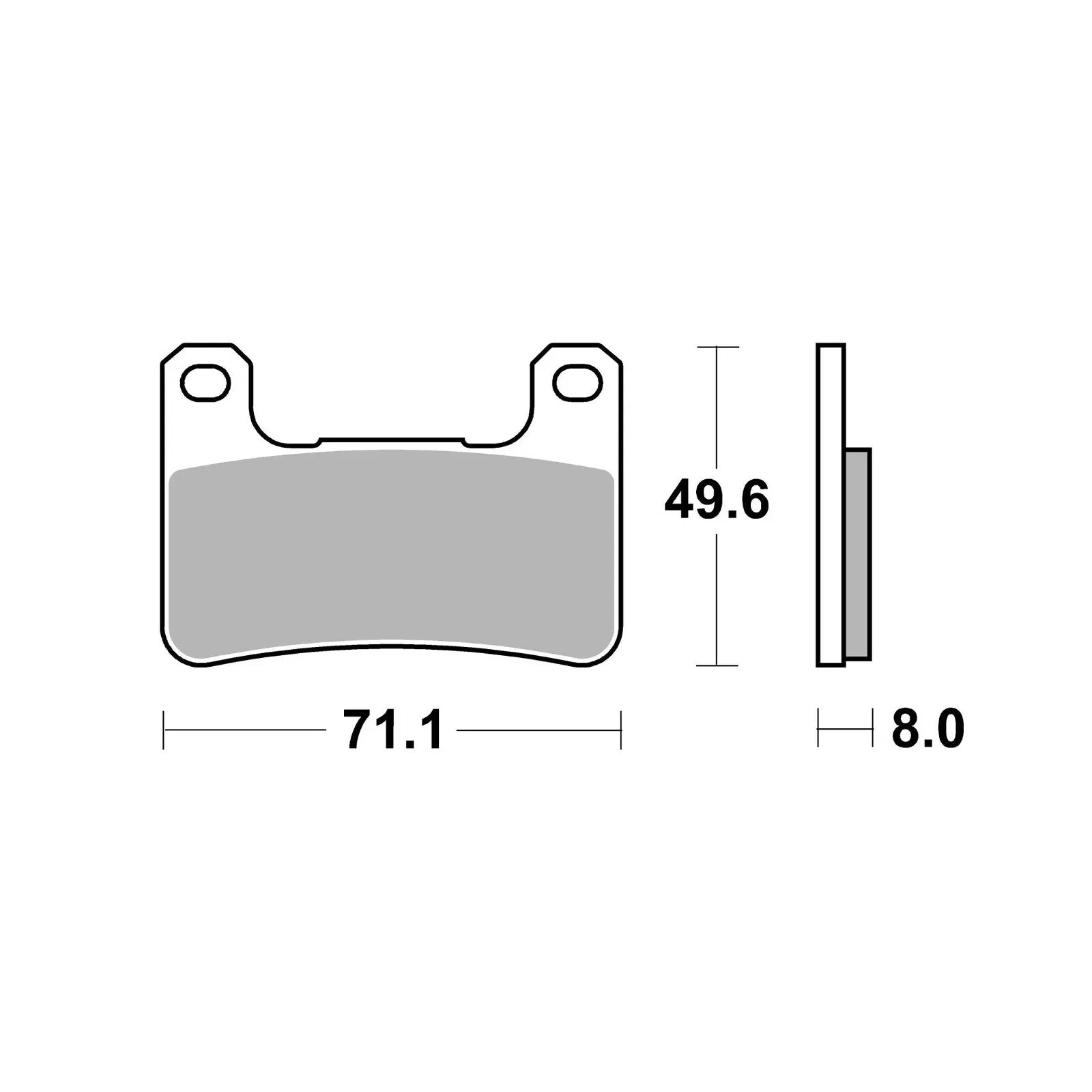 Armstrong Brake Pads - APR406SF - FA379 - PAD320369
