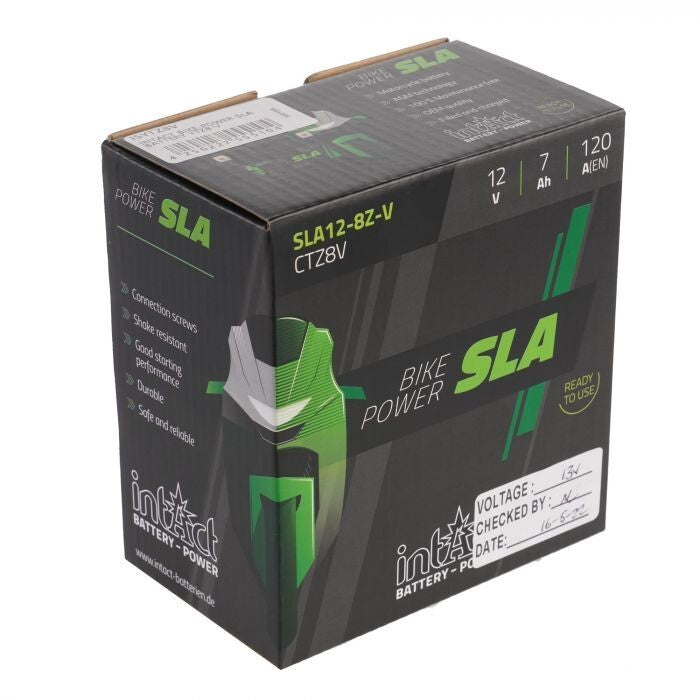 intAct YTZ8V Sealed Activated SLA Bike-Power Motorcycle Motorbike Battery PCX