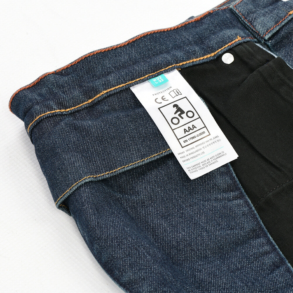 Oxford Original Approved AA Motorcycle Motorbike Jeans Straight Regular Leg