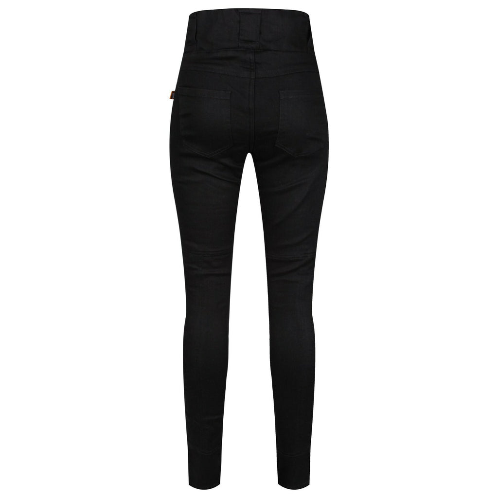Moto Girl Melissa Ladies Aramid Lined Motorcycle Motorbike Black Jeggings