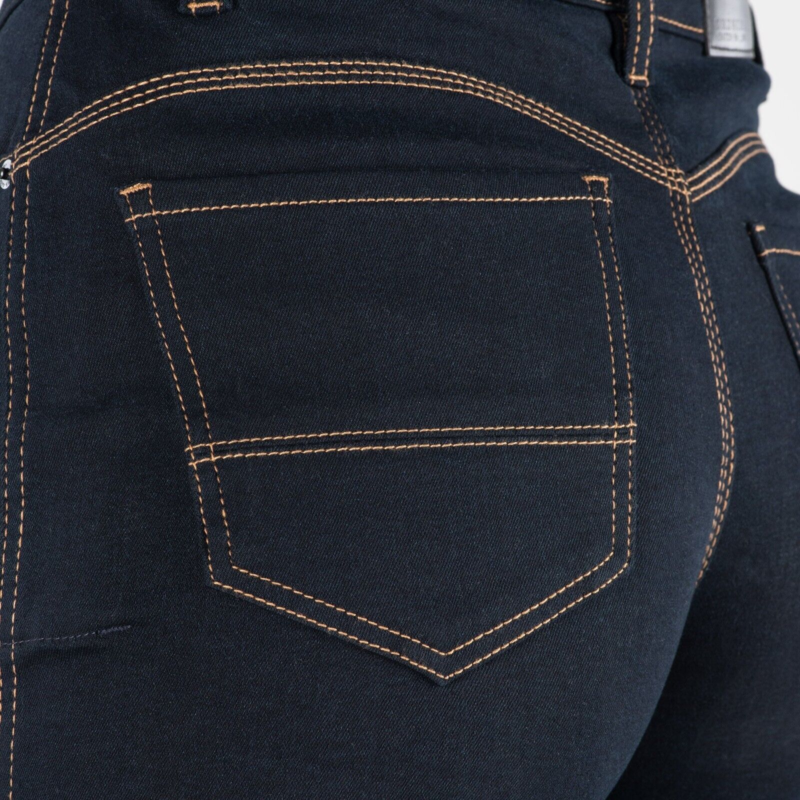 Oxford Super Stretch CE AA Motorcycle Motorbike Slim Womans Jeans Indigo Blue