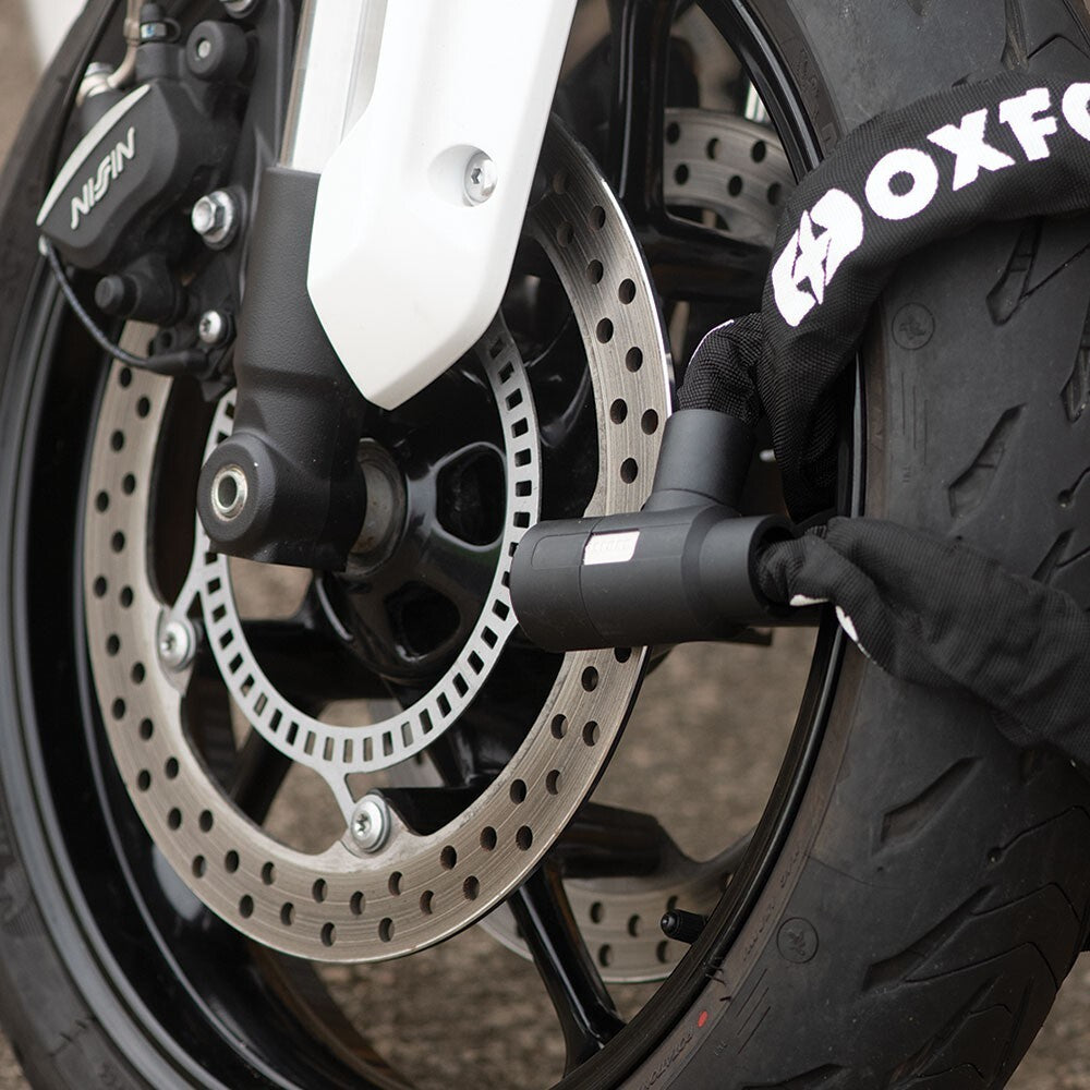 Oxford GP  1.5M / 10mm Motorcycle Chain & Lock Motorbike Scooter Security -LK108