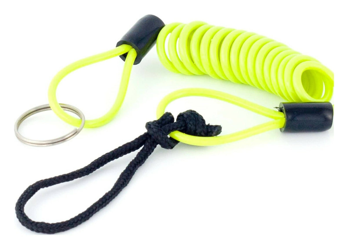 Mammoth Motorcycle Motorbike Disc Lock Reminder Cable - Green