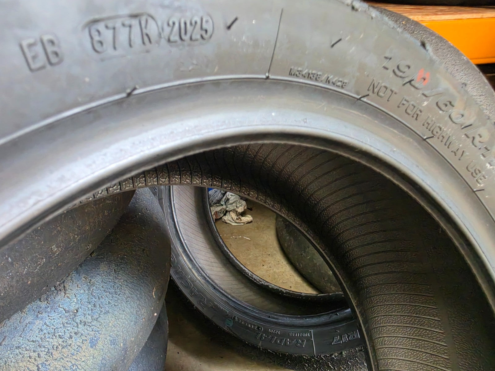 Pirelli Diablo Superbike SC0 190/60-17 Used BSB Scrub Motorcycle Tyre - SR19