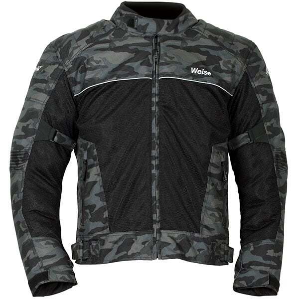 Weise Scout CE AA Mesh Air Summer Textile Motorcycle Motorbike Jacket - Camo