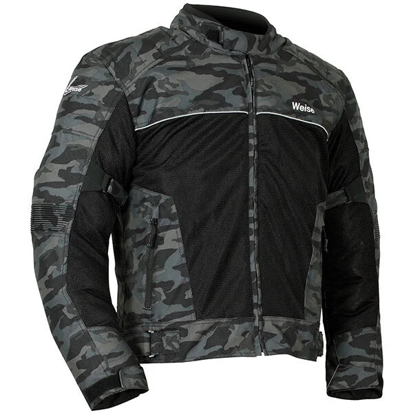 Weise Scout CE AA Mesh Air Summer Textile Motorcycle Motorbike Jacket - Camo