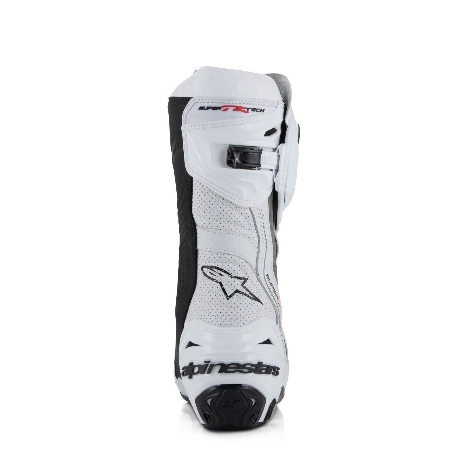 Alpinestars Supertech R Vented Motorcycle Bike Sports Trace Race Boots White Gry