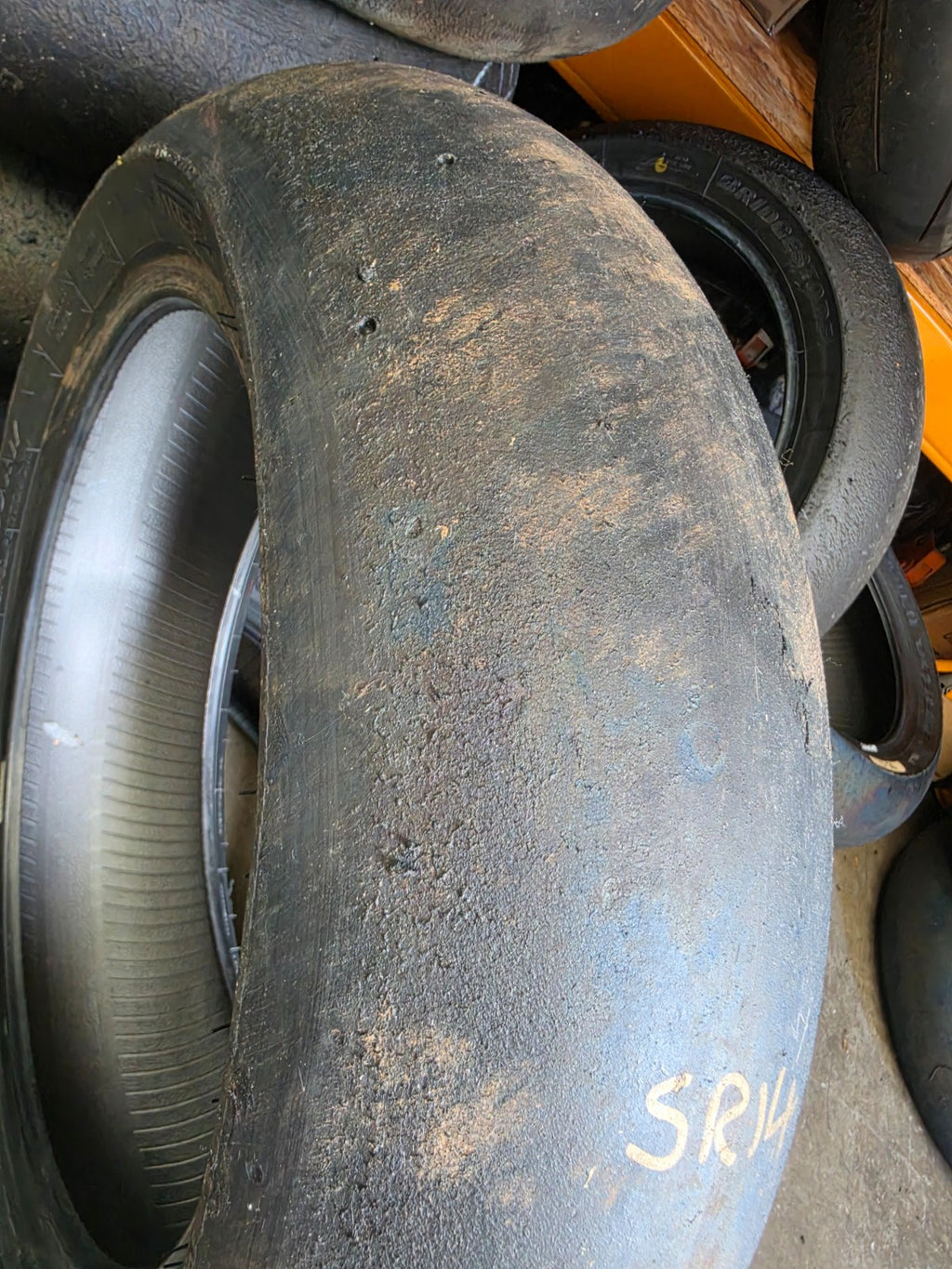 Pirelli Diablo Superbike SC0 190/60-17 Used BSB Scrub Motorcycle Tyre - SR14