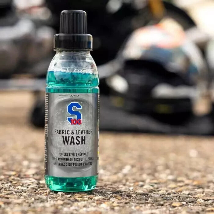 Dr Wack S100 Motorcycle Motorbike Fabric & Leather Wash 300ml