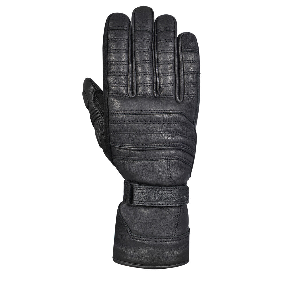Oxford Northolt Winter Motorcycle Motorbike Heritage Waterproof Gloves - Black