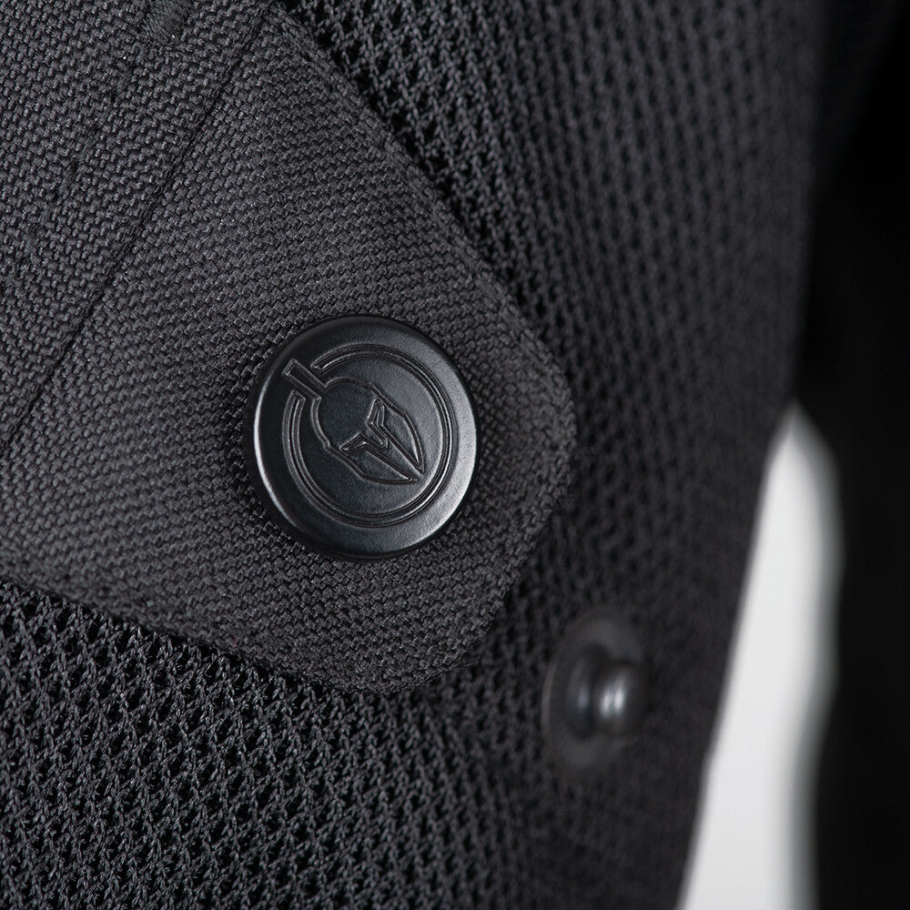 Oxford Spartan Air Mesh Vented Summer Motorcycle Motorbike Jacket Stealth Black