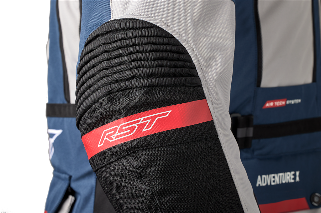 RST Pro Series Adventure-X CEAA Mens Motorcycle Motorbike Textile Jacket Silver