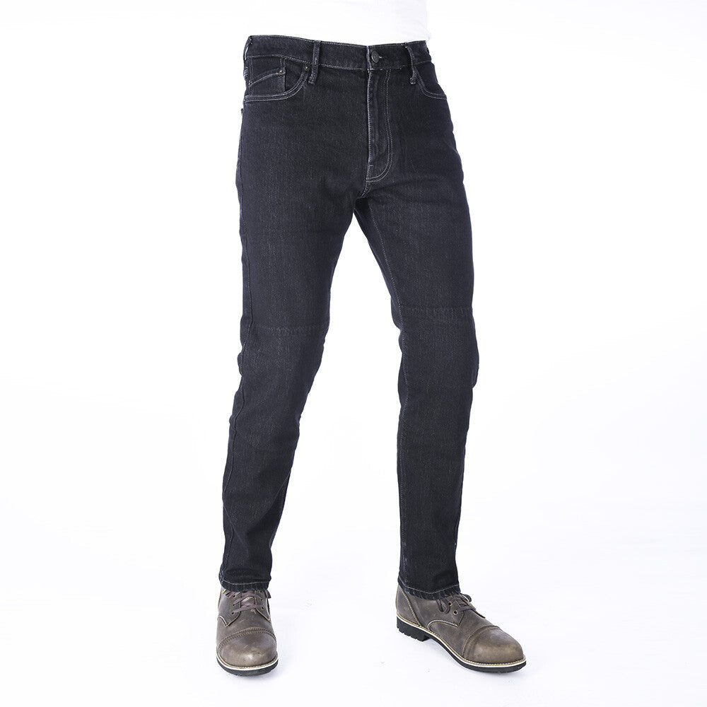 Oxford Original Approved AA Motorcycle Motorbike Jeans Black Slim Fit Long Leg