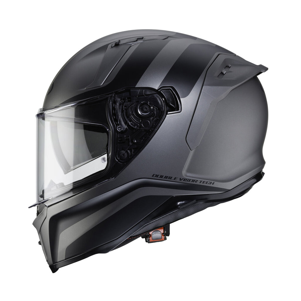 Caberg Avalon Blast Full Face Motorcycle Motorbike Helmet - Matt Grey & Black