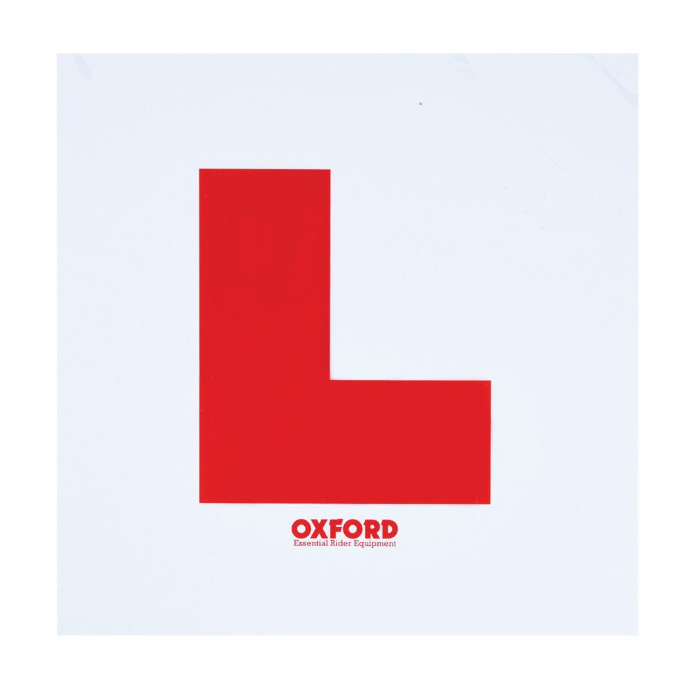 Oxford Motorcycle Motorbike Scooter L Plate 3 Piece Kit - OX792