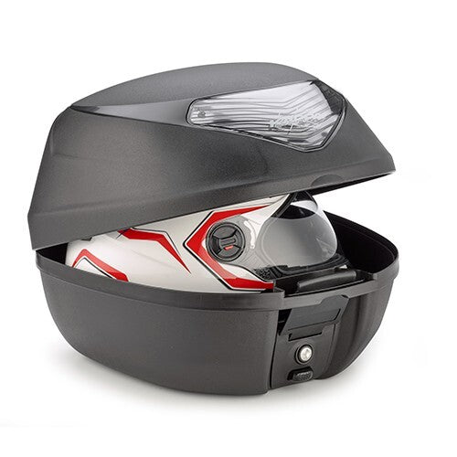 Kappa Motorcycle K29 Monolock 29L Red Reflector Top Box - Universal Fitting Kit