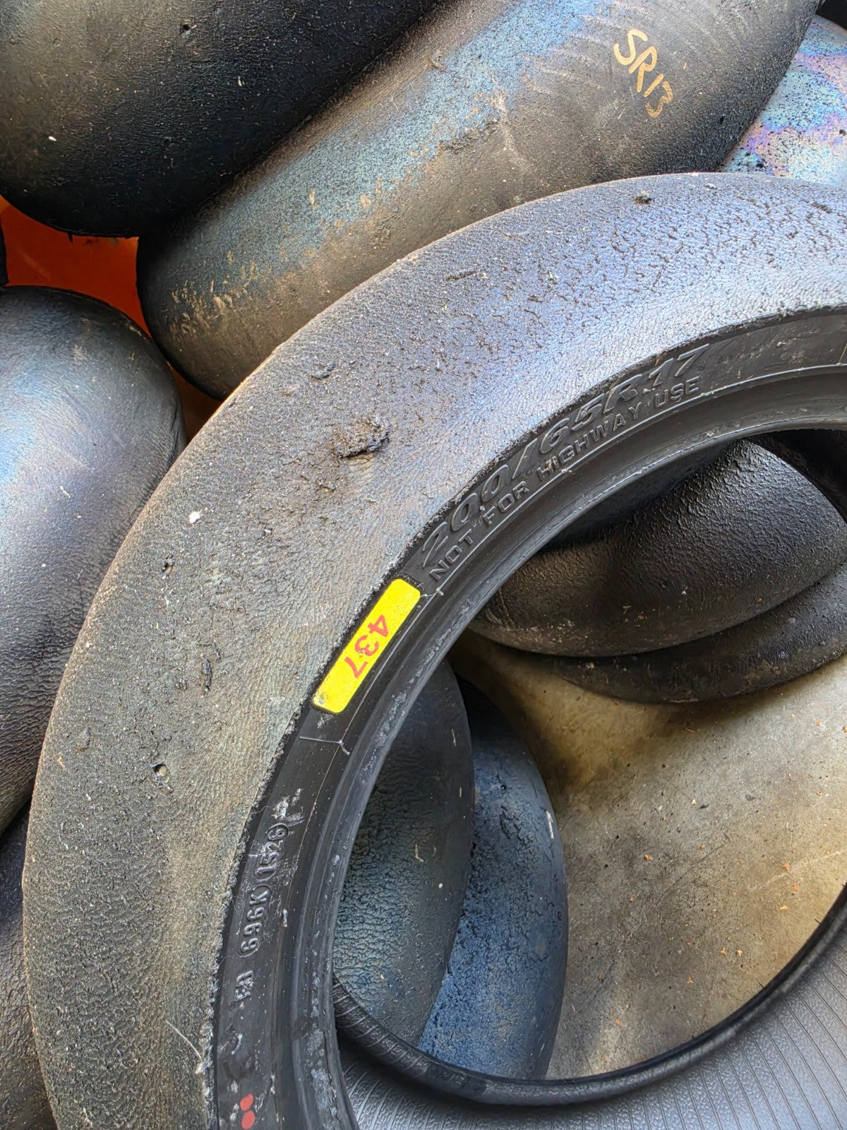 Pirelli Diablo Superbike SC1 200/60-17 Used BSB Scrub Motorcycle Tyre - RS5