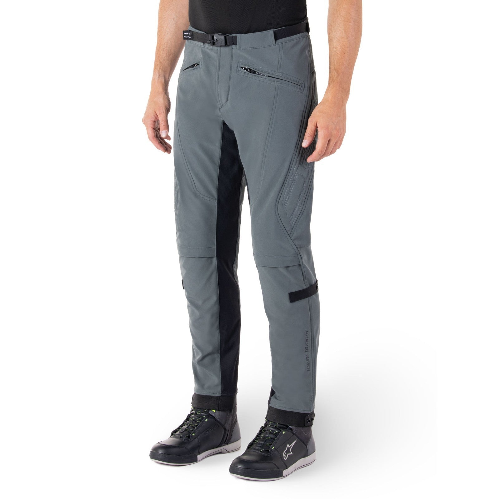 Alpinestars Alden Soft Shell CE Motorcycle Motorbike Men‘s Pants - Urban Grey