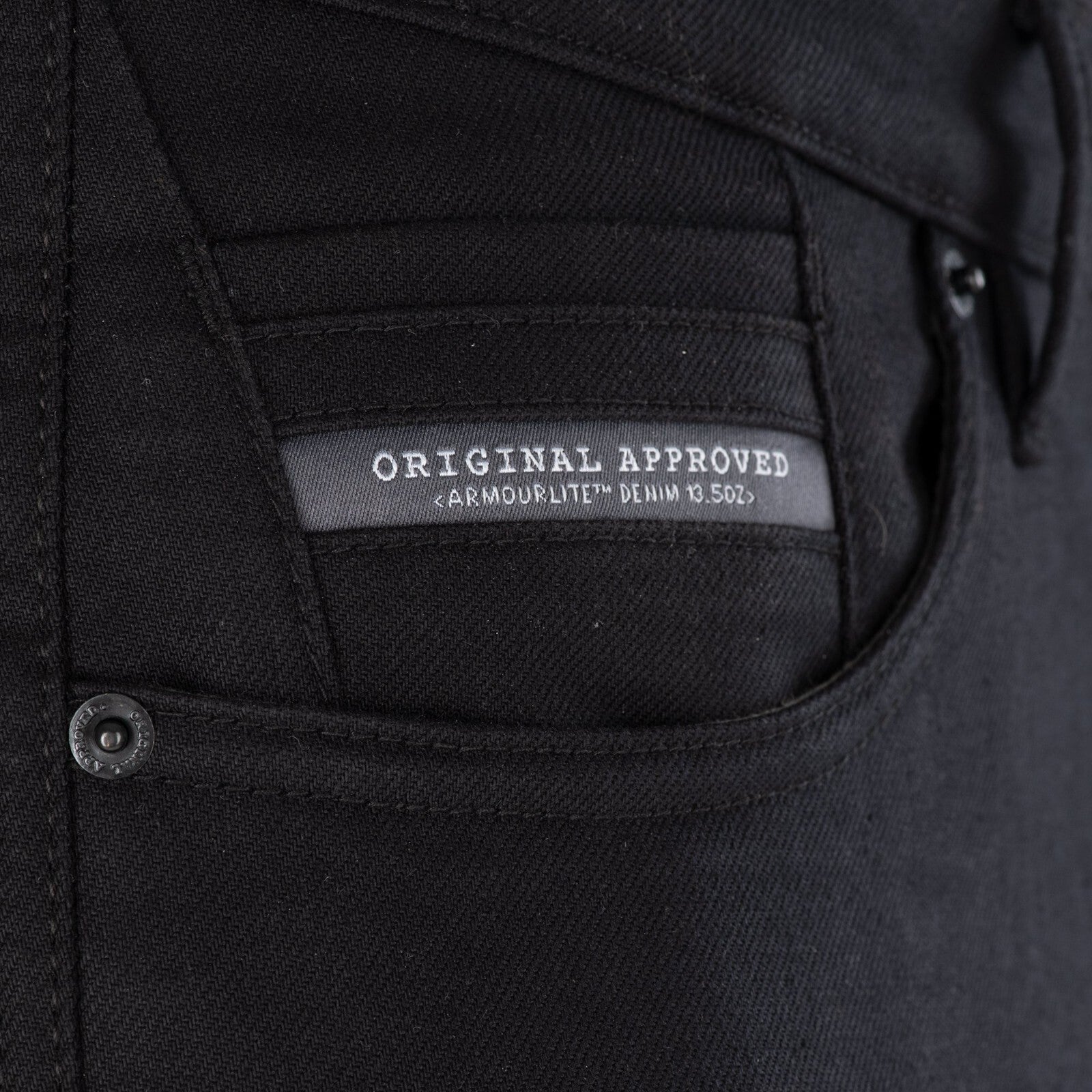 Oxford CE AA Armoured Mens Motorcycle Motorbike Cargo Pants Jeans Black