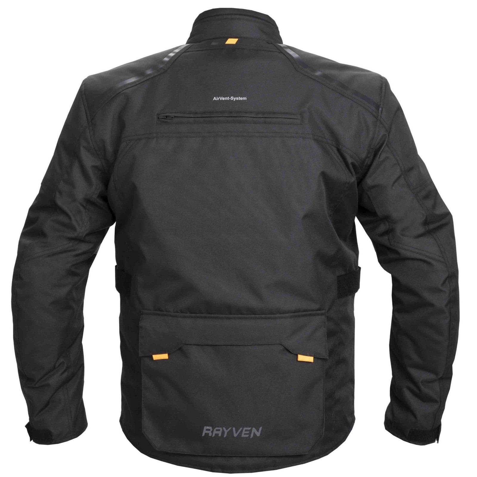 Rayven Austin Black CE AA Waterproof Motorcycle Motorbike Textile Jacket