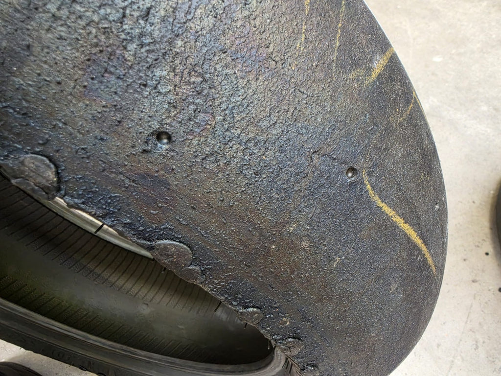 Pirelli Diablo Superbike SCX 120/70-17 Used BSB Scrub Motorcycle Tyre - SR4