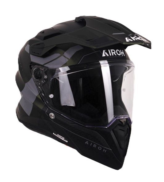 Airoh Commander 2 Adventure ACU Gold ECE 22.06 Motorcycle Helmet Military Green