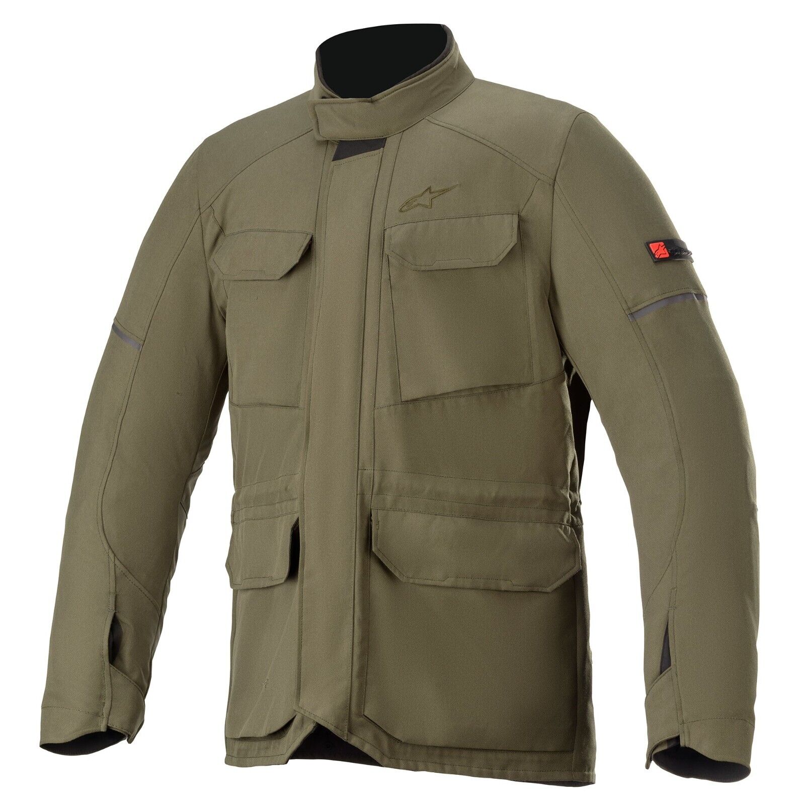Alpinestars Maverick Waterproof Textile Motorcycle Motorbike Jacket Forest Green