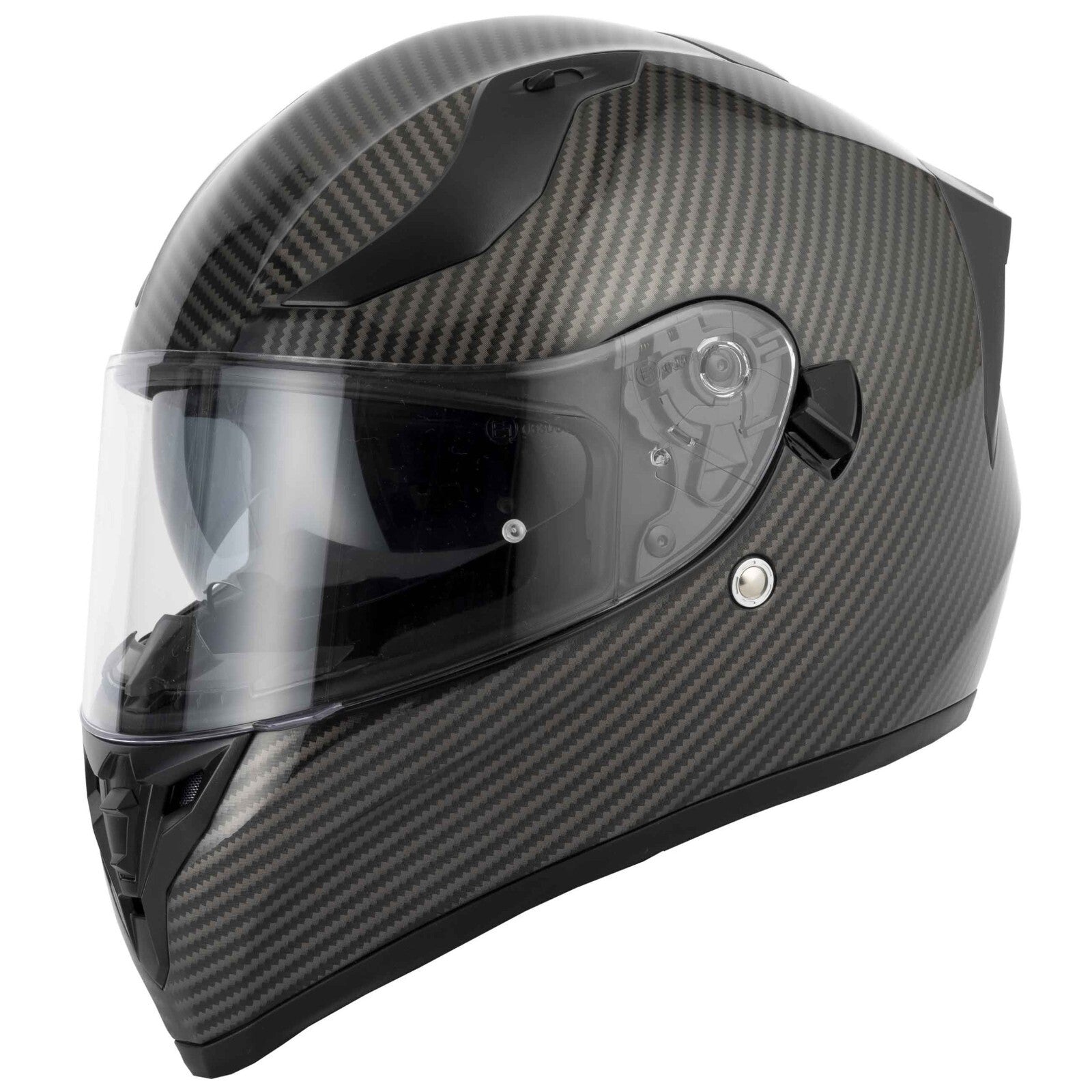 VCAN H128 Full Face Venom Carbon ACU Gold ECE 2206 Motorcycle Motorbike Helmet