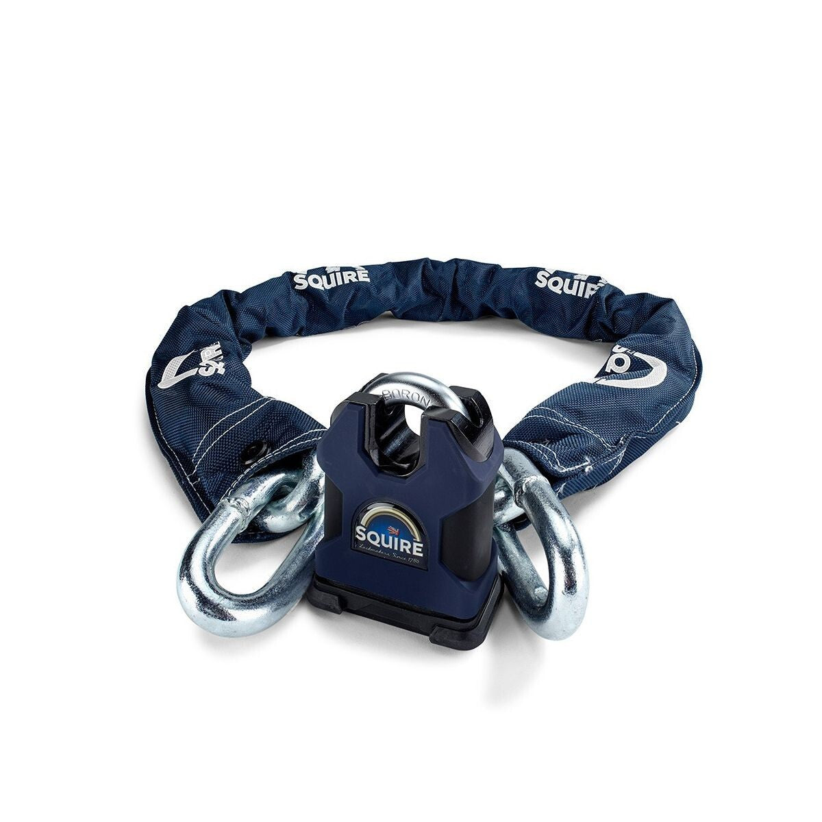 Motorcycle Bicycle Squire 14mm Chain SS50CS Padlock Included Sold Secure - Gold