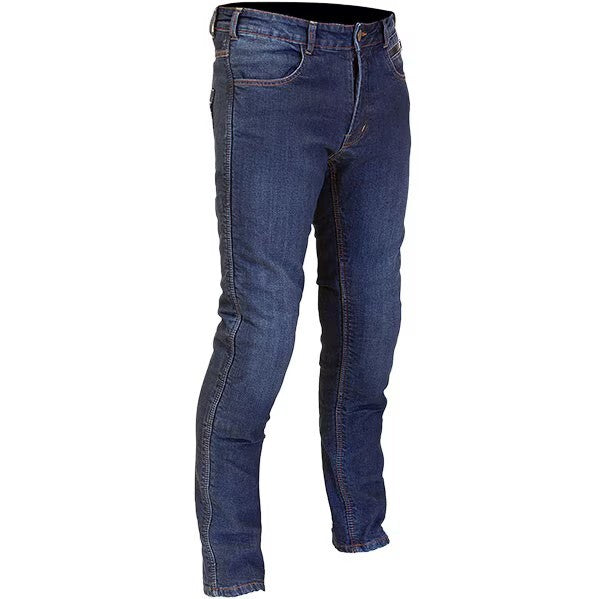Route One Ladies Macy Waterproof CE Motorcycle Motorbike Jean - Blue UK10 Short