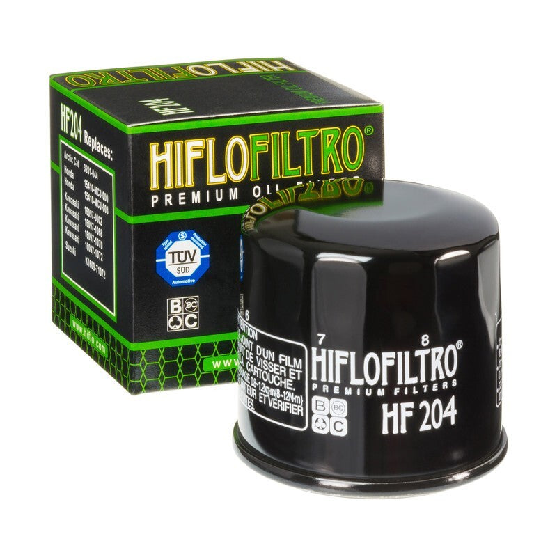 Hiflo Filtro HF204 Motorcycle Motorbike Oil Filter Replace Honda Kawasaki Yamaha
