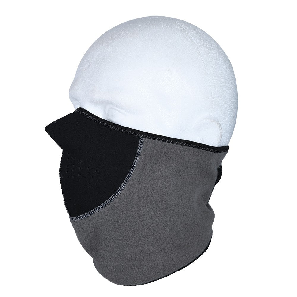 Oxford Toasty Black/Grey Thermal Motorcycle Mask OX631