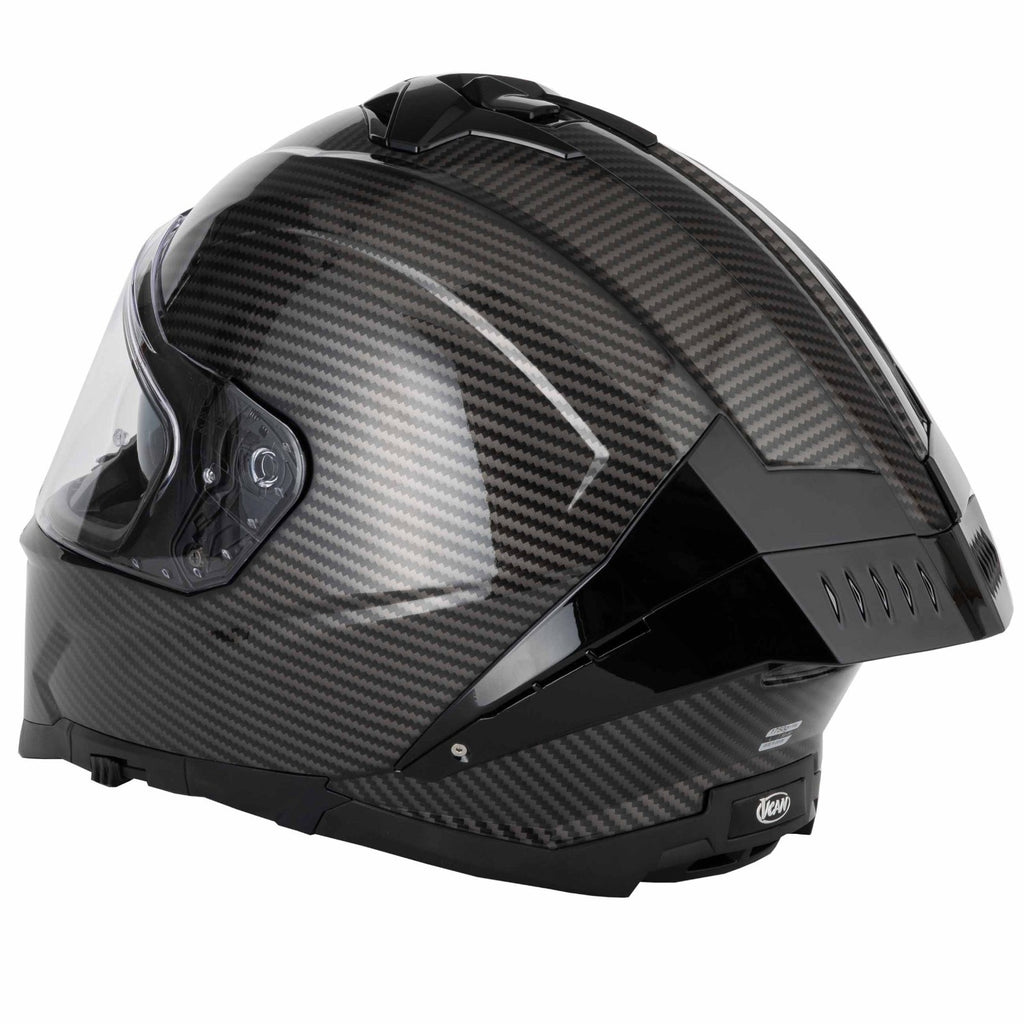 Vcan H162 X-Zero Black ECE2206 ACU Gold Motorcycle Motorbike Full Face Helmet