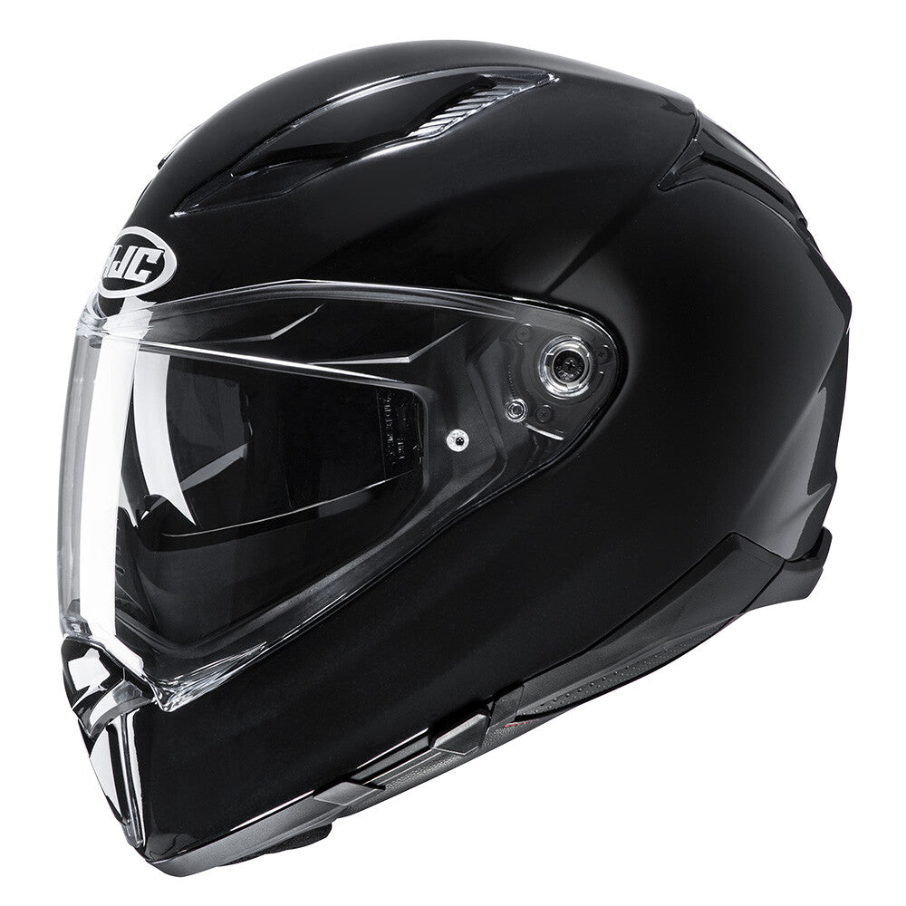 HJC F70 Lightweight Fiberglass Full Face Motorcycle Motorbike Helmet Gloss Black