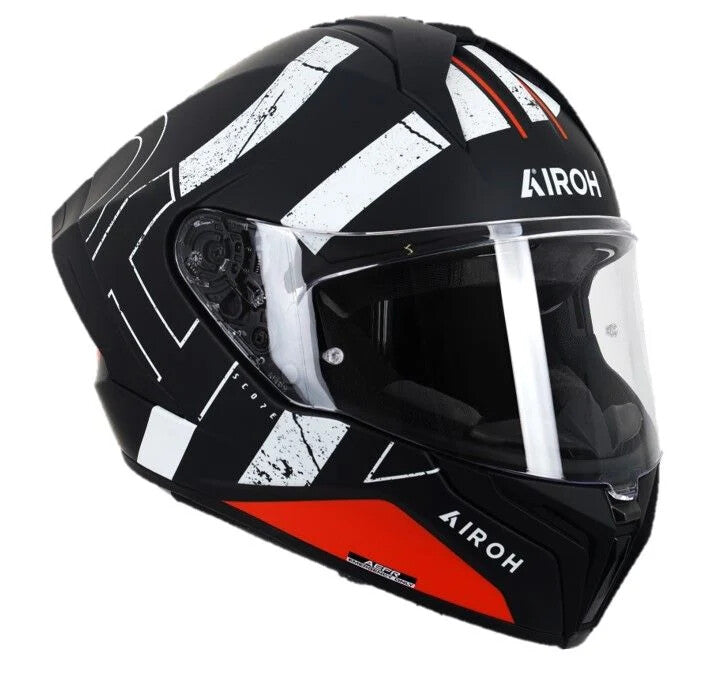 Airoh Matryx Full Face ECE2206 Motorcycle Motorbike Helmet Scope Orange Matt