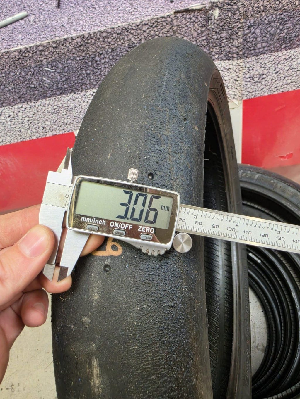 Pirelli Diablo Superbike SC1 125/70-17 Used BSB Scrub Motorcycle Tyre - SF26