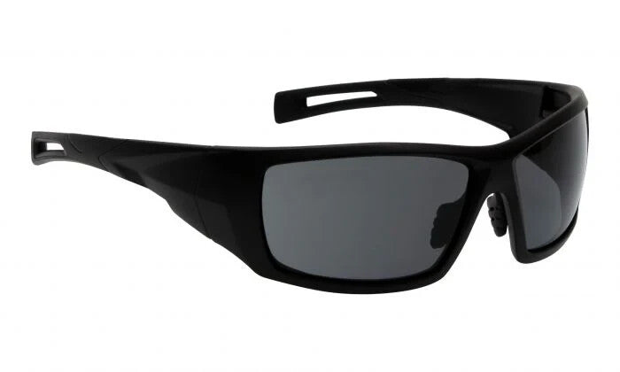 Ugly Fish RS6002 Motorcycle Motorbike Sunglasses - Matt Black Frame/Smoke Lens