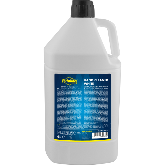 Putoline Skin Friendly Solvent Free Hand Cleaner White 4L (800 Washes) - 74237